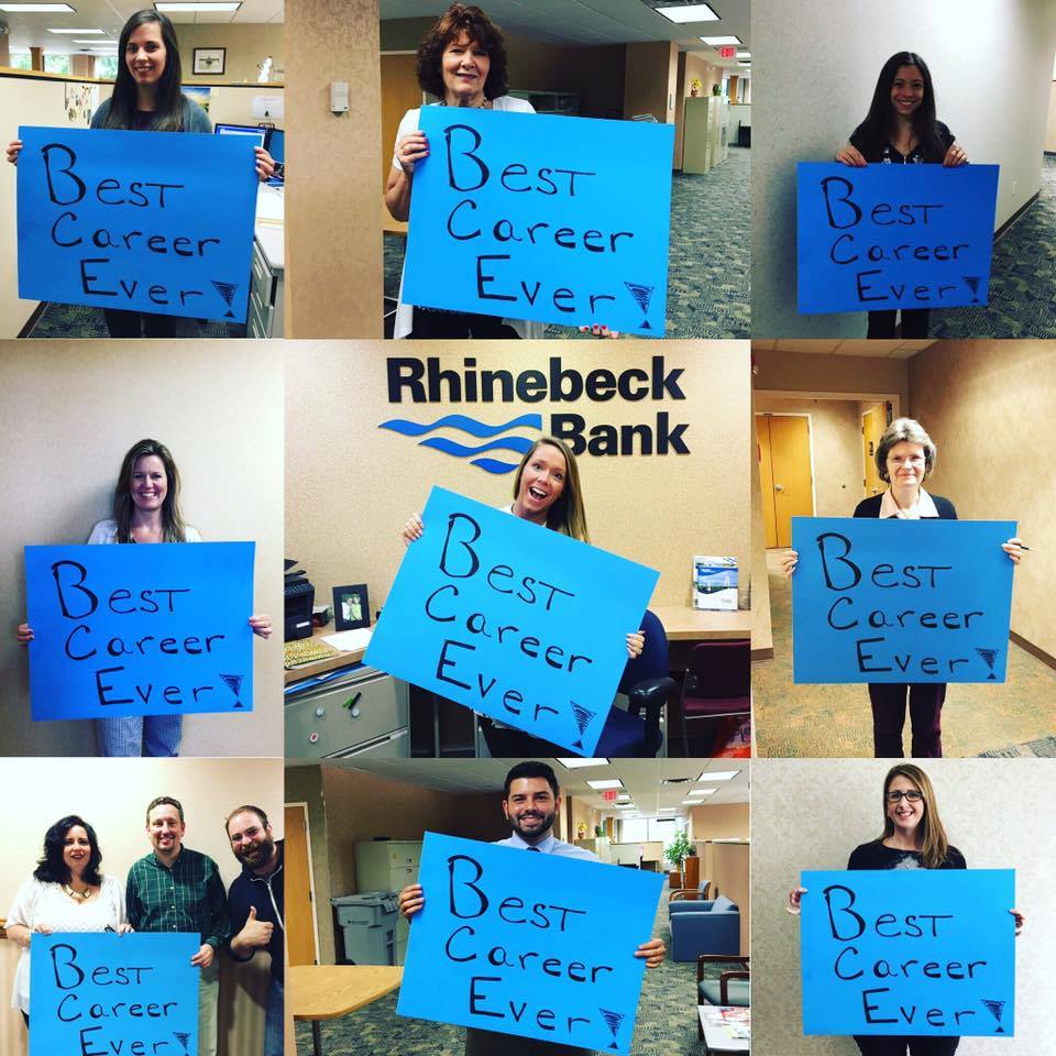 Rhinebeck Bank employee collage